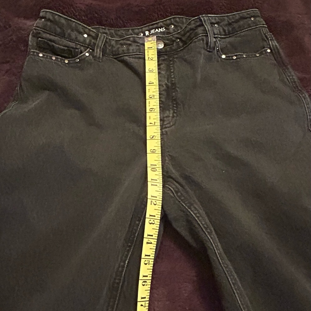 Reitmans Women's Straight Leg Jeans - Dark Gray -31P - Picture 6 of 7